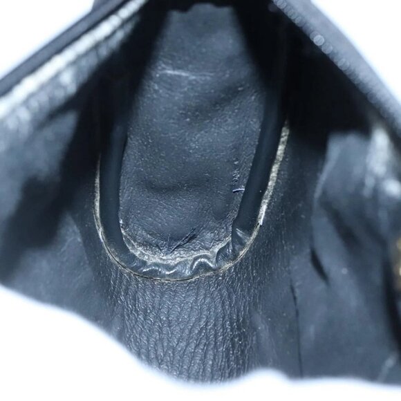 GUCCI Micro GG Supreme Pouch PVC Black Gold Auth 133307 - Picture 10 of 16